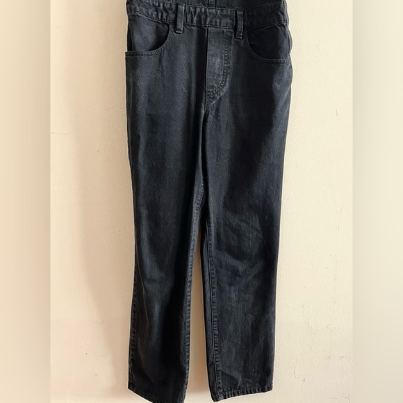 Madewell Overalls in Lunar Wash Skinny Black Denim Sz Small Good Used Condition - Picture 6 of 12